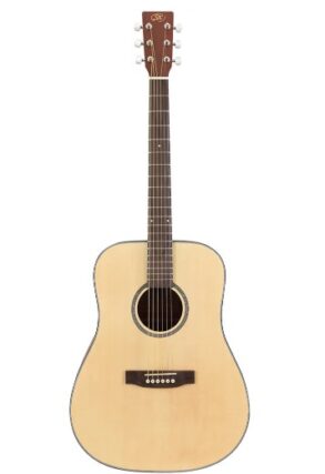 SX SD304 Dreadnought Acoustic Guitar | Satin Natural