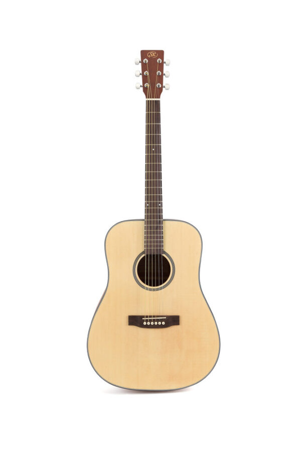 SX SD304 Dreadnought Acoustic Guitar | Gloss Natural