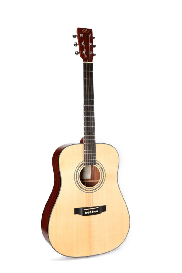 SD SD704 Solid Top Dreadnought Acoustic Guitar