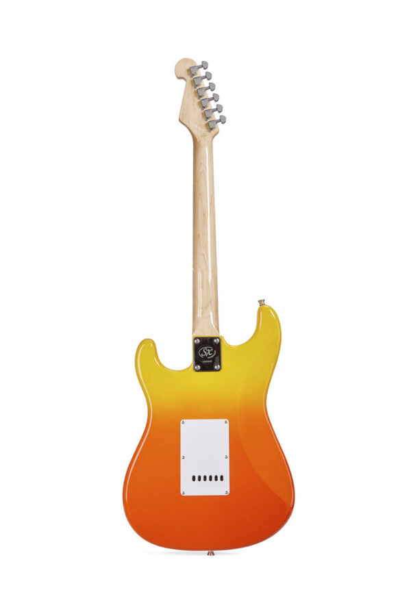 SX Modern Series 3 Pickup Electric Guitar  and Gigbag  | Burning Fire