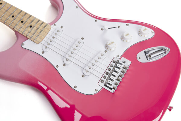 SX Modern Series 3 Pickup Guitar and Gigbag  | Pink Twilight