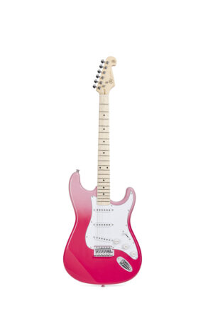 SX Modern Series 3 Pickup Guitar and Gigbag  | Pink Twilight