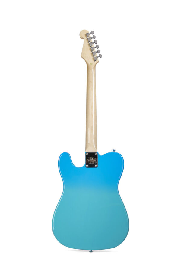 SX Modern Series 2 Pickup Electric Guitar with Gigbag | Blue Glow