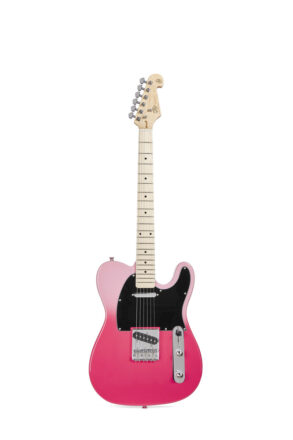 SX Modern Series 2 Pickup Electric Guitar with Gigbag | Pink Twilight