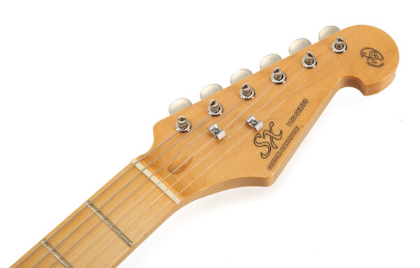 SX | Ash Hollow Body Strat Guitar | Single F hole | natural Ash finish