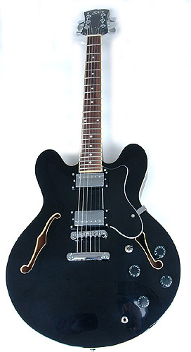 SX GG5 Semi-Acoustic Hollow Body | Black