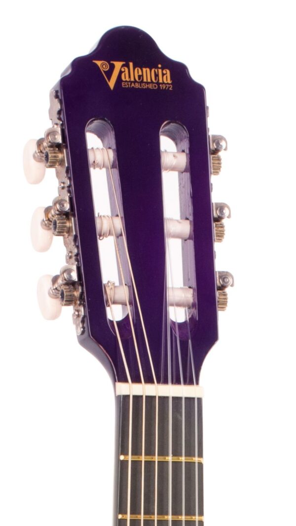 Valencia 100 series Nylon String Guitar | 1/2 Size | Purple