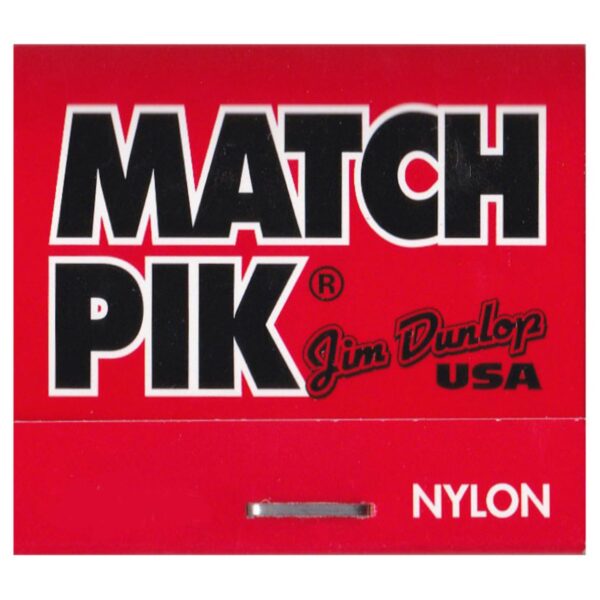 Match Pik By Jim Dunlop | 6 nylon Picks in Handy pack | Gauge .46mm