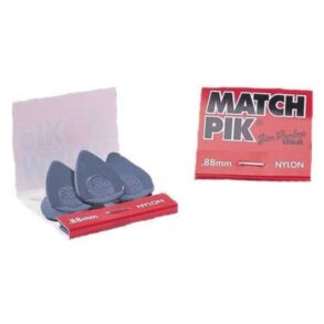 Match Pik By Jim Dunlop | 6 nylon Picks in Handy pack | Gauge .46mm