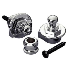 Schaller Metal Endpin/Straplok | Satin Chrome