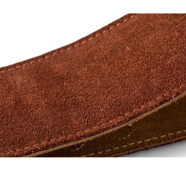 Taylor | Guitar Strap | Embroidered Suede | Chocolate Brown | 2.5″