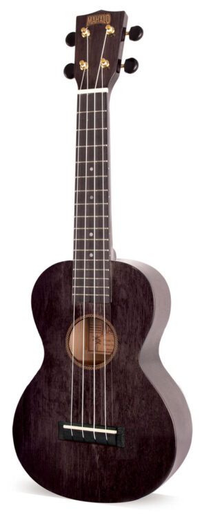 Mahalo MH2 Hano Lefthand Concert Ukulele | Translucent Black