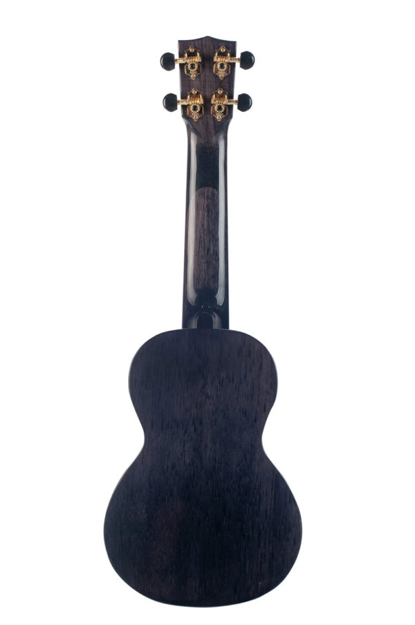 Mahalo MH2W Hano Wide Neck Concert Ukulele | Translucent  Black