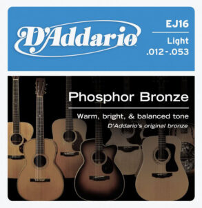 D’Addario Phosphor Bronze Acoustic Guitar String Set | Light