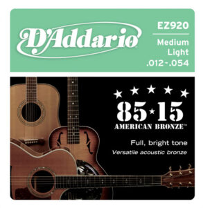 D’Addario Bronze Roundwound Acoustic Guitar String Set | Medium/Light