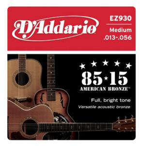 D’Addario Bronze Roundwound Acoustic Guitar String Set | Medium