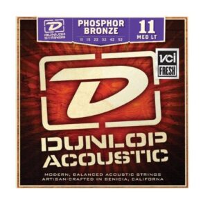 Dunlop Acoustic Phospor Bronze Guitar String Set | Medium/Light