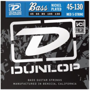 Dunlop Nickel 5-String Bass String Set | 45-130 Gauge