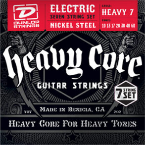 Dunlop Heavy Core Electric Guitar String Set (7) | 10-60 Gauge