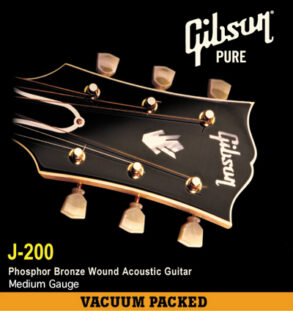 Gibson J-200 Deluxe Phosphor Bronze Guitar String Set | 13-56 Gauge