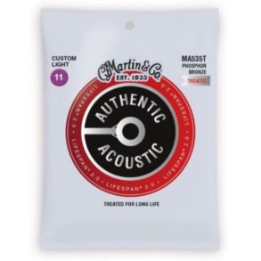 Martin MA535T |Lifespan Phosphor Bronze Acoustic Guitar Strings |11-52