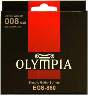 Olympia EGS-860 Electric Guitar String Set | Extra Super Light