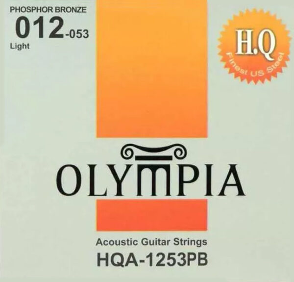 Olympia HQA | Acoustic Guitar Strings| Phosphor Bronze | 12-53 set