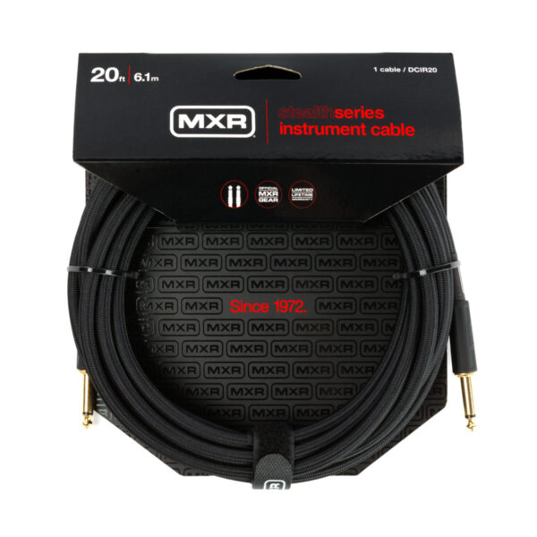 MXR Stealth 20 ft Guitar Cable with Integral Silence Switching