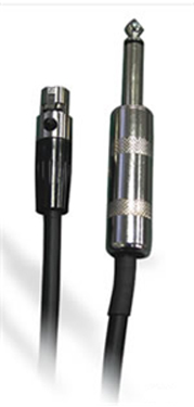 JTS GC-80 Mini XLR to 1/4 Inch Jack Cable