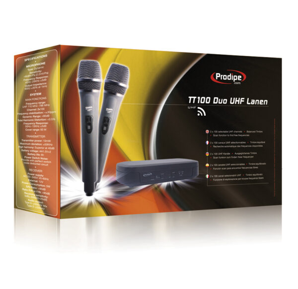 Prodipe TT100 Duo UHF Microphone Set