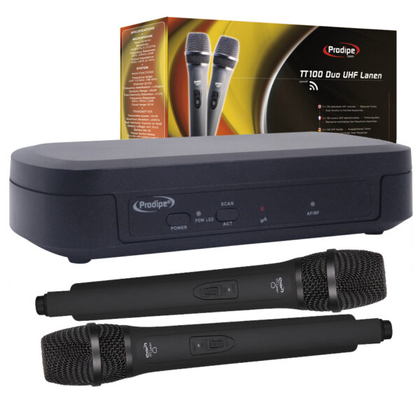 Prodipe TT100 Duo UHF Microphone Set