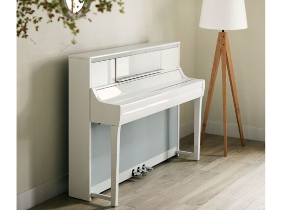 Yamaha CSP-295 Clavinova Smart Digital Piano | Polished White