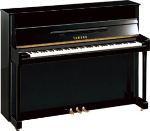 Yamaha B2 |  Upright Piano | Polished Ebony