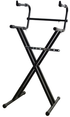 Apextone AP-3215 Double Brace Two-Tier Keyboard Stand