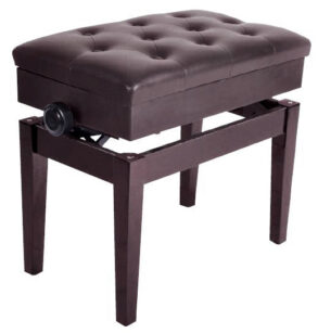 Apextone AP5103 Fully Adjustable Piano Stool | Brown