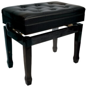 Classic FS-301-QW Heavy Adjustable Piano Stool | Black