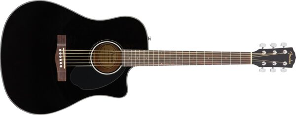 Fender  CD60SCE Cutaway Dreadnought Acoustic with Pickup | Black