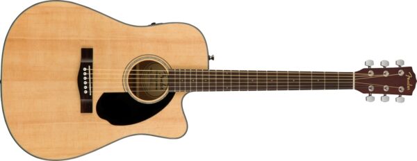 Fender  CD60SCE Cutaway Dreadnought Acoustic with Pickup | Natural