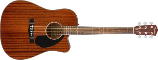 Fender CD60SCE All Mahogany Dreadnought Guitar with Pickup