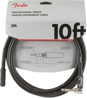 Fender Professional Instrument Cable 10′ Black