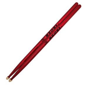 SX drum sticks, 5A, hickory | Nylon Tip | Red