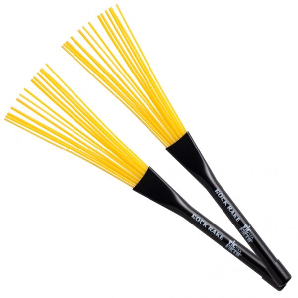 Vic Firth Rock Rake Brushes | Yellow