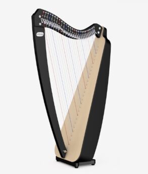 Camac Odyssey Harp | 27 String | with Levers | Black