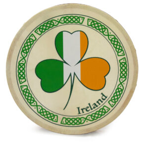 Waltons 8″ Shamrock Tricolour Design Bodhran