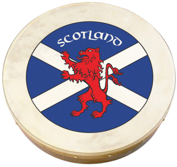 Waltons 12″ Design Bodhran | Scottish Flag