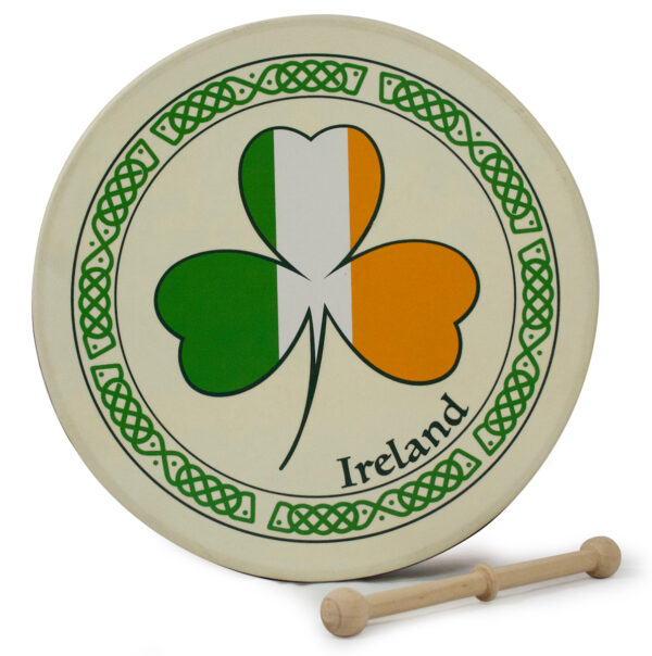 Waltons 12″ Shamrock Tricolour Bodhran