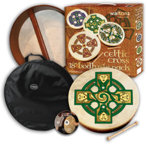 Waltons 18″ Celtic Cross Bodhran Pack | Gallen Cross