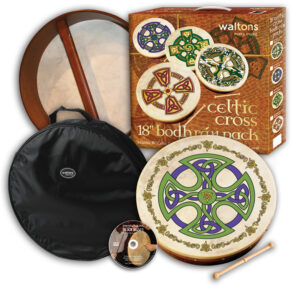 Waltons 18″ Celtic Cross Bodhran Pack | Brosna Cross