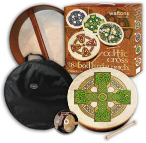 Waltons 18″ Celtic Cross Bodhran Pack | Cloghan Cross