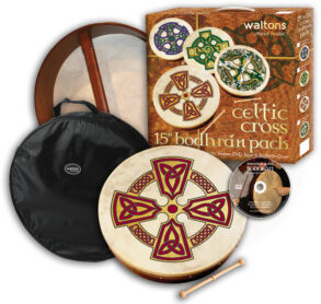 Waltons 15″ Celtic Cross Bodhran Pack | Kilkenny Cross